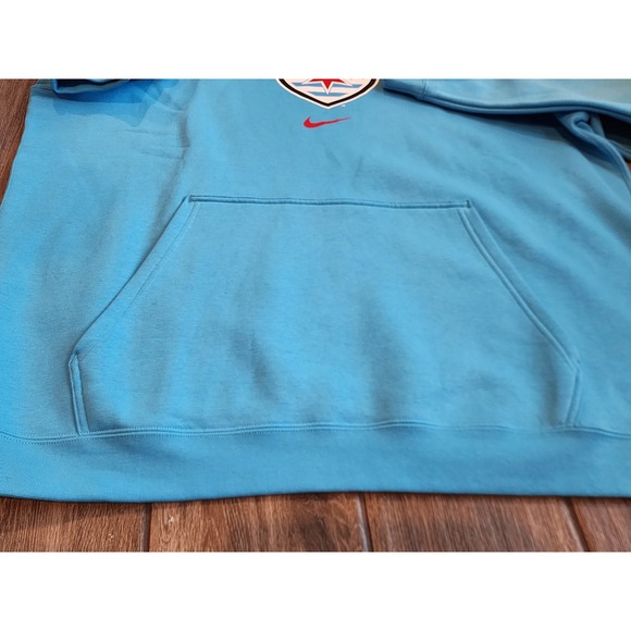 Nike Chicago Red Stars Mens Club Fleece PO Hoodie Light Blue XXL MLS NWSL Soccer - Picture 4 of 7